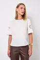 BLUSA MANGA BORDADA EM CAMBRAIA NASS