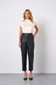 BLUSA COM GOLA ALTA EM SATIN ATENAS
