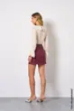 BLUSA DE MANGA LONGA EM CREPE MUSSELINE
