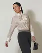 CAMISA COM AMARRACAO ORGANZA