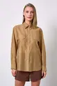 CAMISA COM BOLSO EM ORGANZA CRISTAL