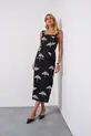 VESTIDO MIDI EM LINHO GARCAS