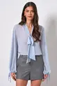 BLUSA EM CHIFFON SILK TOUCH