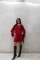 VESTIDO CURTO EM CHIFFON SILK TOUCH
