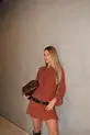 VESTIDO CURTO EM CHIFFON SILK TOUCH
