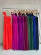 VESTIDO LONGO TULE UM OMBRO COM FLOR N0 OMBRO