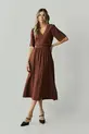 CONJUNTO ALFAIATARIA VISCOSE SAIA MIDI BLUSA DEC V
