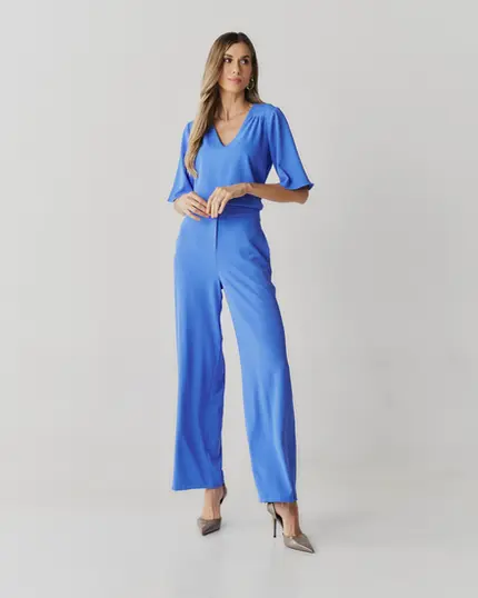 CONJUNTO ALFAIATARIA CREPE CALÇA E BLUSA DEC V