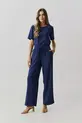 CONJUNTO ALFAIATARIA VISCOSE CALÇA ELASTICO BLUSA BASICA