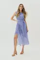 VESTIDO CREPE JACQ FLORAL MIDI FAIXA