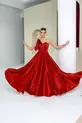 VESTIDO LONGO PRADA UM OMBRO SÓ COM LAÇO