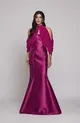 VESTIDO LONGO ZIBELINE TOMARA QUE CAIA CAPA CREPE