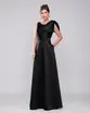 VESTIDO LONGO ZIBELINE ALÇA GROSSA LAÇO REMOVIVEL