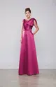 VESTIDO LONGO ZIBELINE ALÇA GROSSA LAÇO REMOVIVEL