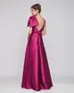 VESTIDO LONGO ZIBELINE ALÇA GROSSA LAÇO REMOVIVEL