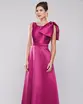 VESTIDO LONGO ZIBELINE ALÇA GROSSA LAÇO REMOVIVEL