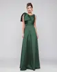 VESTIDO LONGO ZIBELINE ALÇA GROSSA LAÇO REMOVIVEL
