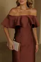 VESTIDO LONGO ZIBELINE OMBRO A OMBRO