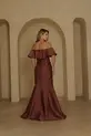 VESTIDO LONGO ZIBELINE OMBRO A OMBRO
