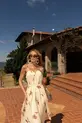VESTIDO LONDO CHIFFON ESTAMPADO FLORAL TOMARA QUE CAIA C/FAIXA