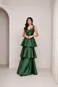 VESTIDO LONGO ZIBELINE SAIA CAMADAS