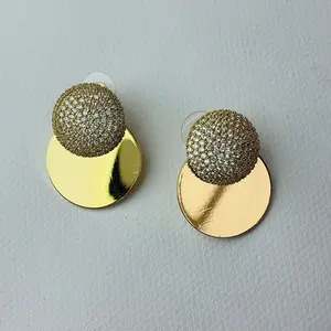BRINCO METAL REDONDO STRASS