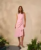 VESTIDO MIDI EM MALHA CROMO