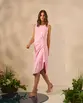 VESTIDO MIDI EM MALHA CROMO
