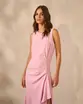 VESTIDO MIDI EM MALHA CROMO