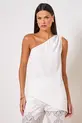 BLUSA ASSIMETRICA EM CREPE VERSALHES