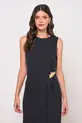 VESTIDO EM CREPE MONET