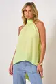 BLUSA ASSIMETRICA EM CREPE MUSSELINE