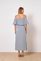 VESTIDO MIDI EM TRICOLINE TRIUNFO