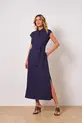 VESTIDO MIDI EM LINHO SANTORINI