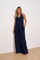 CONJUNTO TUNICA E CALÇA EM ALFAIATARIA CELINE