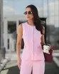 CONJUNTO COLETE E CALÇA EM TENCEL VIENA