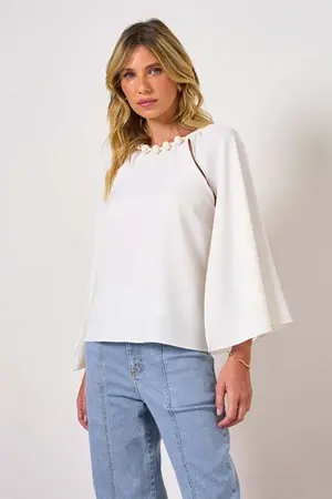 BLUSA EM CREPE VERSALHES