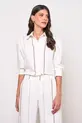 CONJUNTO CAMISA E CALÇA EM ALFAIATARIA GLISSE