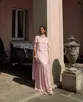 CONJUNTO VESTIDO COM ECHARPE CHIFFON