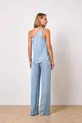 CONJUNTO BLUSA E CALÇA EM CREPE BETHOVEN