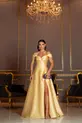 VESTIDO LONGO ZIBELINE OMBRO A OMBRO