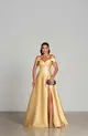VESTIDO LONGO ZIBELINE OMBRO A OMBRO
