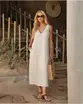 VESTIDO MIDI EM LINHO SANTORINI