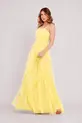 VESTIDO LONGO TULE ALÇA FINA SAIA CAMADAS