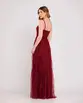VESTIDO LONGO TULE ALÇA FINA SAIA CAMADAS