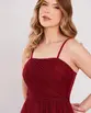 VESTIDO LONGO TULE ALÇA FINA SAIA CAMADAS