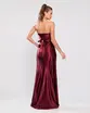 VESTIDO LONGO PRADA TOMARA QUE CAIA DECOTE V C/ FAIXA