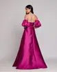 VESTIDO LONGO ZIBELINE TOMARA QUE CAIA MANGA REMOVIVEL