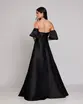 VESTIDO LONGO ZIBELINE TOMARA QUE CAIA MANGA REMOVIVEL