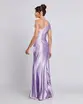 VESTIDO LONGO PRADA UM OMBRO SÓ DRAPEADO COM FLOR